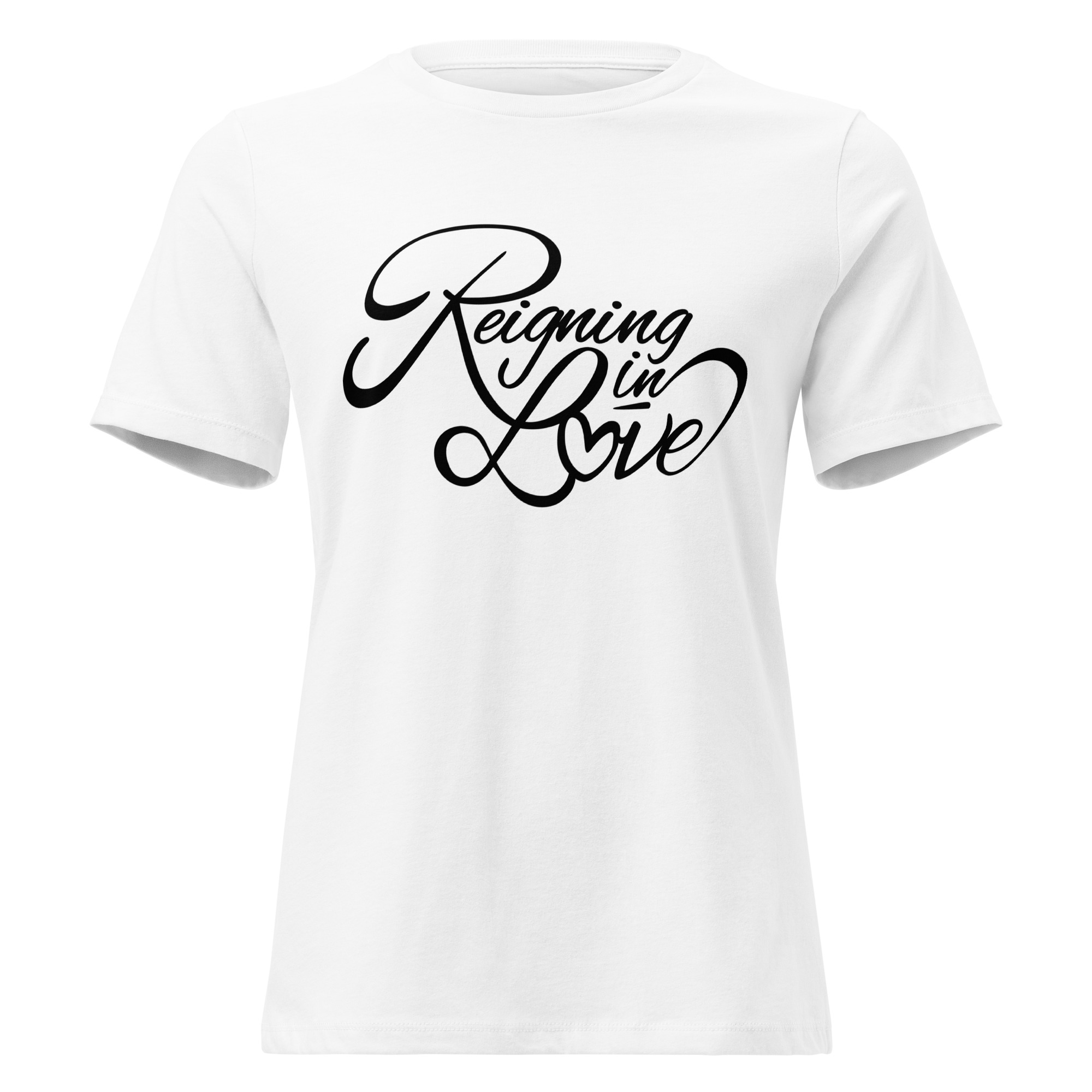 Reigning in Love Legacy Women's Tee - White
